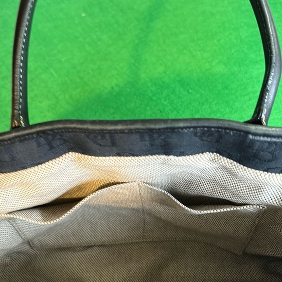 DOONEY & BOURKE SIGNATURE BLACK CANVAS SHOULDER HAND BAG TOTE #K1068110 - Picture 8 of 16